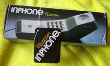 Vintage British Telecom Inphone Slimtel 10  Landline phone red
