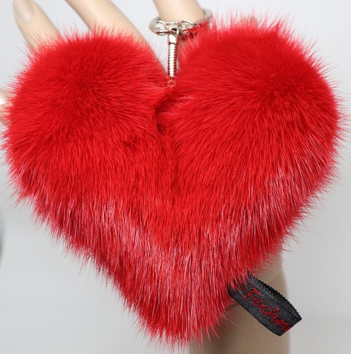Visone ciondolo cuore - ciondolo,