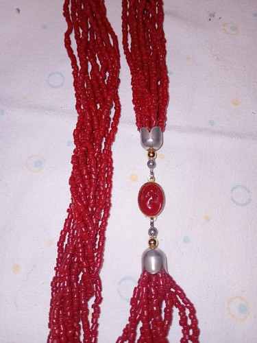 Collana corallo antico - corallo,