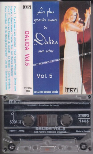 Dalida rare cassette audio - dalida,
