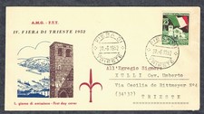 1952  FDC ITALIA TRIESTE ZONA