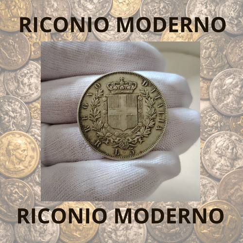 Regno italia lire 1872 - regno, 5