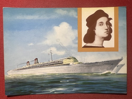 Cartolina navi n raffaello - cartolina,