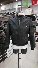GIUBBOTTO SONNY BONO Donna Woman Pelle/Poliestere Nero  VINTAGE tg M  MON1507LZ