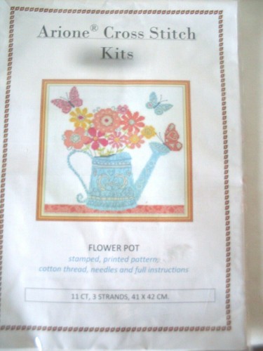 Kit punto croce flowerpot - punto,