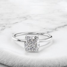 Anello in oro bianco 18 carati