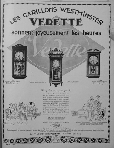 Publicité presse 1926 - de, les