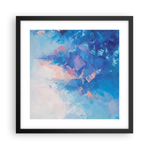 Poster 40x40cm astrazione blu - poster,
