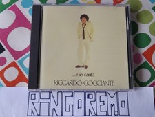 Cd Riccardo Cocciante e io Canto Prima Stampa Timbro Rosso Siae