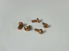 5x Vite Testa Pan M4x10 Giallo