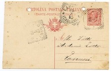 1910 intero postale annullo