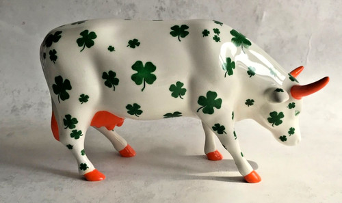 Cow parade ceramic figure - ceramic,