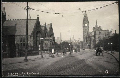 Rochdale esplanade with - rochdale,,