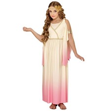 Abito greco donna rosa in