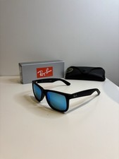 Ray-Ban Justin Classic Occhiali da Sole - Blu Flash Blu Chiaro 54x16mm (RB4165)
