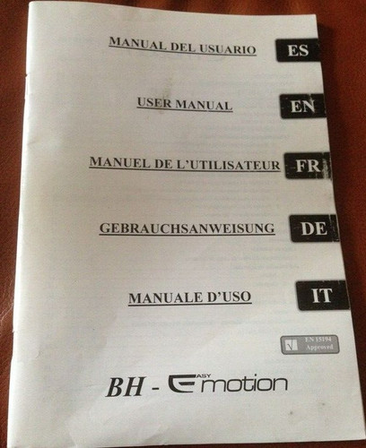 Manuale uso easy emotion - d'uso, bh