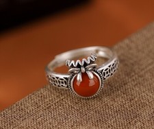 I02 Anello Rotondi Agata Con