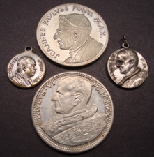 4 medaglie papali: Pio XI