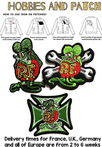Patch rat fink - vintage, ed
