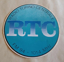 Adesivo vintage Radio Torino