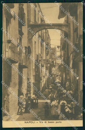 Napoli città via basso porto - napoli,