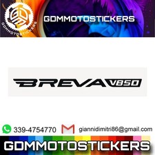 Adesivo PRESPAZIATO replica moto Guzzi breva 850