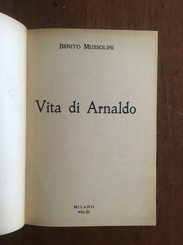 Fascismo mussolini benito vita - mussolini,