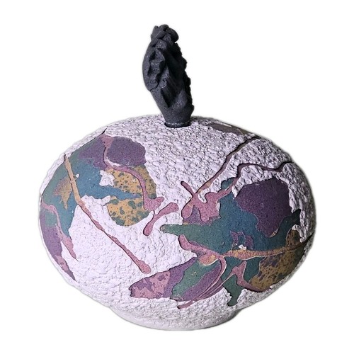 Bottiglia ceramica arte