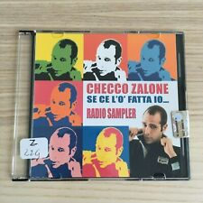 Checco Zalone _ Se Ce L'O' Fatta Io ... _ CD Single PROMO RADIO SAMPLER _ RARO !