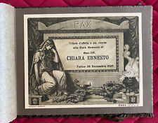 Album foto ricordo Onoranza funebre Torino 1929