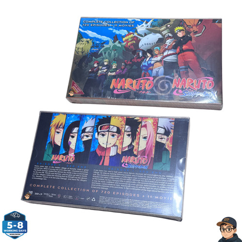 Naruto shippuden complete dvd - naruto,