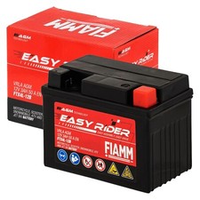 Batteria Moto FIAMM FTX4L-12B 12V 3Ah 50A AGM Polo DX = YTX4L-BS GTX4L-BS
