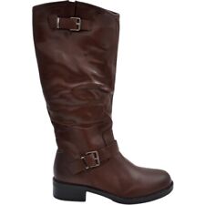 Stivali biker donna marrone