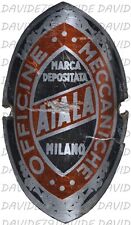 #00153] STEMMA FREGIO PATACCHINO BICI BICYCLE HEAD BADGE - ATALA