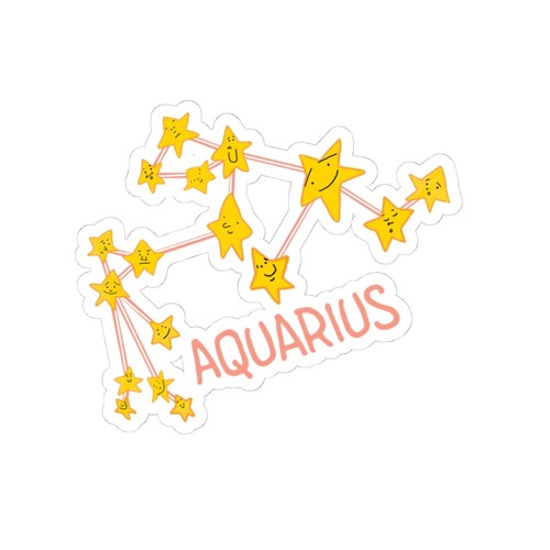 Adesivi aquarius zodiac - aquarius,