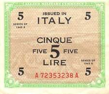 Italia 5 Lire Serie del 1943