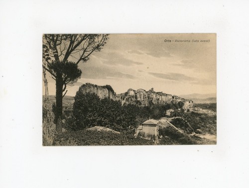 Cartolina orte panorama - orte,