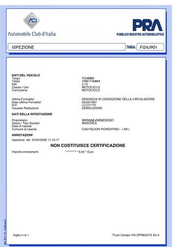 Vespa et3 visura targa - , fi