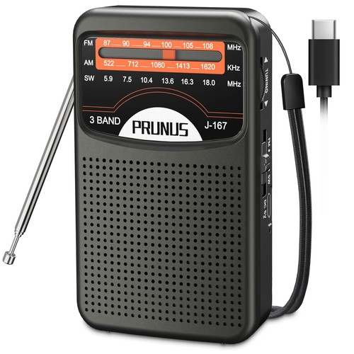 Radio portatile ricaricabile - radio, j