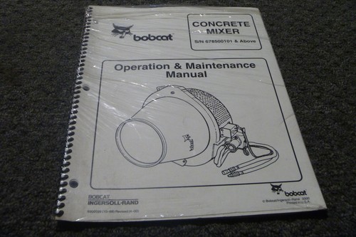 Bobcat ingersoll rand manuale - bobcat,