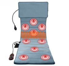 Tappetino Massaggio Corpo Vibrante Elettrico Cuscino Casa Ufficio Vita Riscaldamento Antidolorifico
