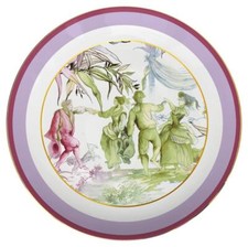 BACI MILANO PIATTO TORTA 31 CM IN PORCELLANA - FIRENZE