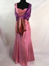 Completo Donna Cerimonia Shantung di Seta- Luisa Spagnoli - Rosa - TG 40 - USATO