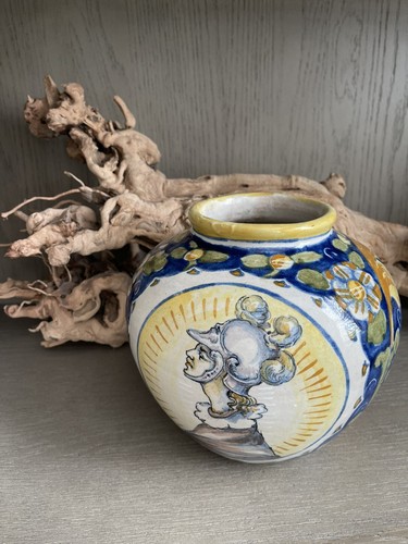 Vaso sfera maiolica - vaso,