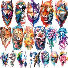 77 Fogli Tatuaggi Temporanei