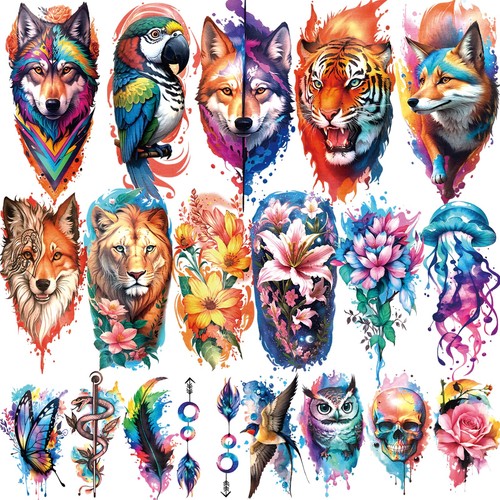 Fogli tatuaggi temporanei - tatuaggi,