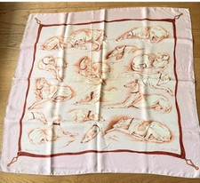 Foulard Hermes Levrier Xavier