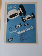 Vintage PUBBLICITÀ MOBIL OIL da giornale  EPOCA 1957 Clipping ADV