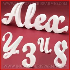 NOMI/NUMERI IN POLISTIROLO