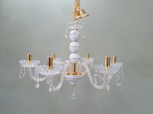 Lampadario luci in vetro - a,
